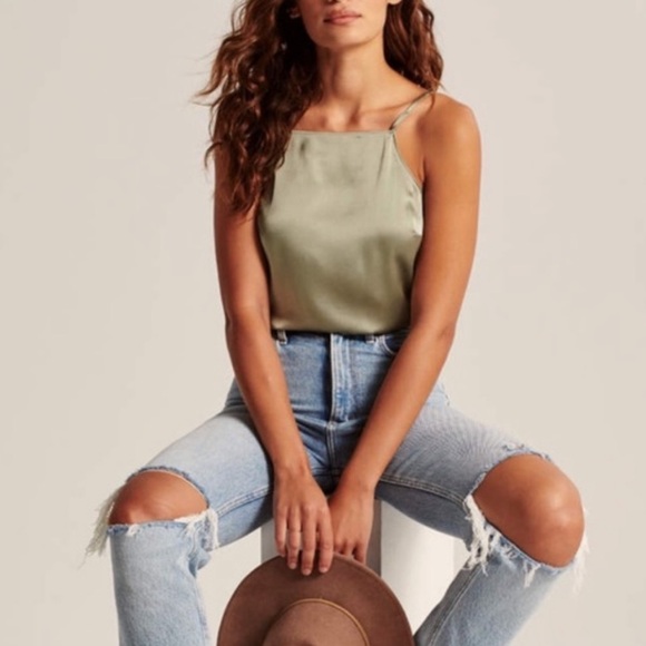 ABERCROMBIE & FITCH Bow Back Cami Bodysuit - Picture 5 of 12